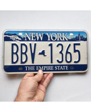 Tablica rejestracyjna USA New York Empire State BBV 1365