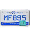 Motocyklowa Tablica Rejestracyjna USA Michigan Pure MF895