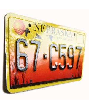 Tablica rejestracyjna USA Nebraska Sandhill Crane 67-C597