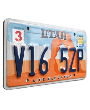 Americká SPZ Utah Arch