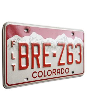 Americká SPZ Colorado Red Mountains