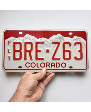 Americká SPZ Colorado Red Mountains