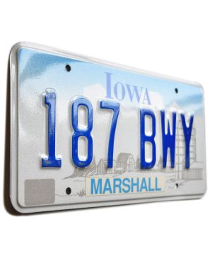 Americká SPZ Iowa farm