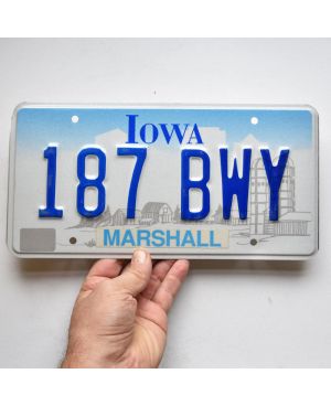 Americká SPZ Iowa farm