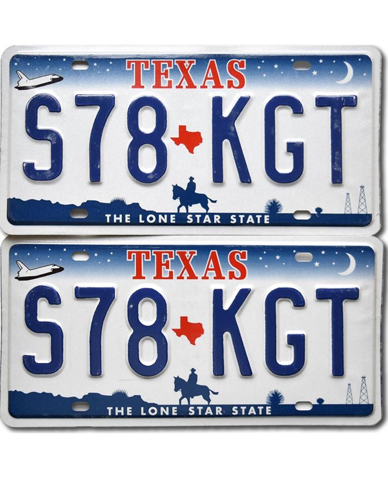 Tablica rejestracyjna USA Texas Horse S78 KGT para