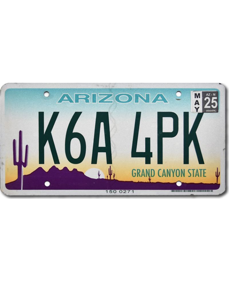 Tablica rejestracyjna USA Arizona Grand Canyon płaska