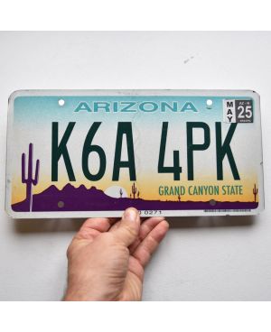 Tablica rejestracyjna USA Arizona Grand Canyon płaska