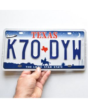 Tablica rejestracyjna USA Texas Horse K70-DYW