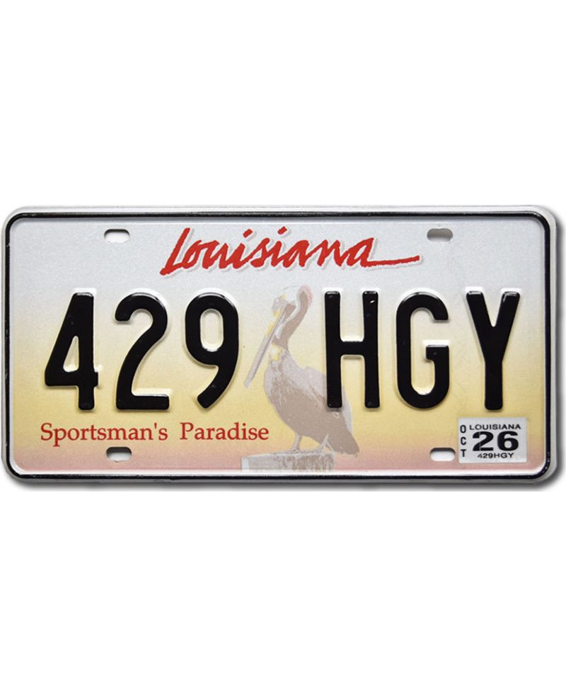 Tablica rejestracyjna USA Louisiana Paradise 429 HGY