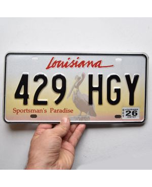 Tablica rejestracyjna USA Louisiana Paradise 429 HGY