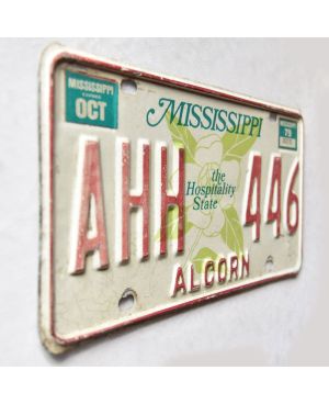 Tablica rejestracyjna USA Mississippi Alcorn Hospitality AHH 446