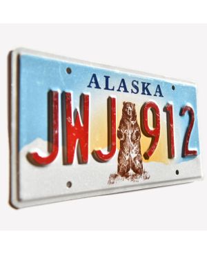 Americká SPZ Alaska Grizzly Bear JWJ 912