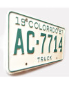 Tablica rejestracyjna USA Colorado 1967 Truck AC-7714