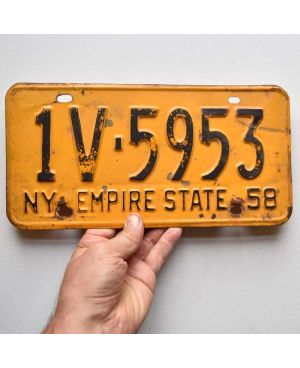 Americká SPZ New York 1958 Yellow 1V.5953