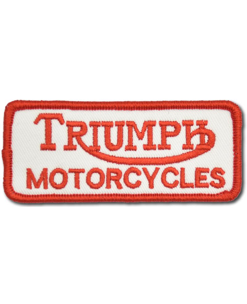 Moto nášivka Triumph Motorcycles Red 8 cm x 3 cm