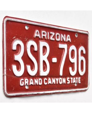 Americká SPZ Arizona Red 3SB-796