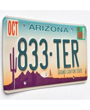Tablica rejestracyjna USA Arizona Grand Canyon 833-TER