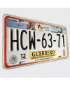 Meksykańska tablica rejestracyjna Guerrero 2016 HCW-63-71