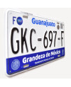 Meksykańska tablica rejestracyjna Guanajuato 2020 GKC-697-F