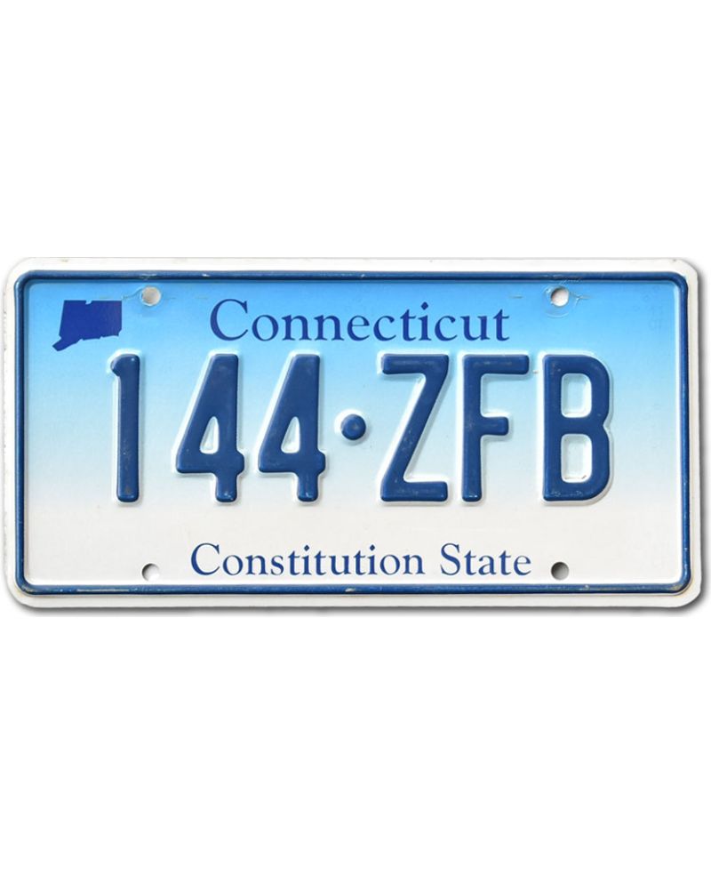 Tablica rejestracyjna USA Connecticut Constitution State 144-ZFB