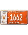Tablica rejestracyjna Aruba 2019 One Happy Island V1662