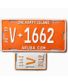 Tablica rejestracyjna Aruba 2019 One Happy Island V1662