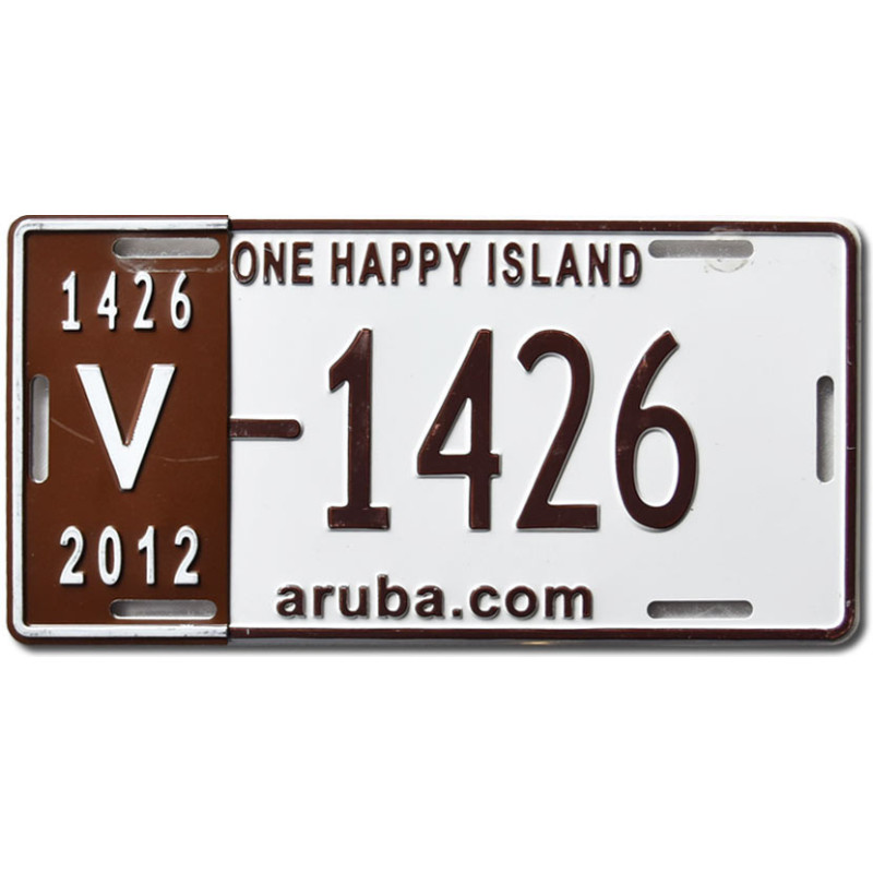 Tablica rejestracyjna Aruba 2012 One Happy Island V1426