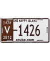 Tablica rejestracyjna Aruba 2012 One Happy Island V1426