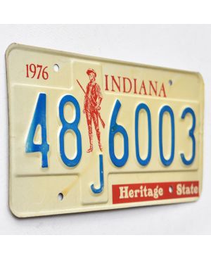 Tablica rejestracyjna USA Indiana Heritage State 48J6003