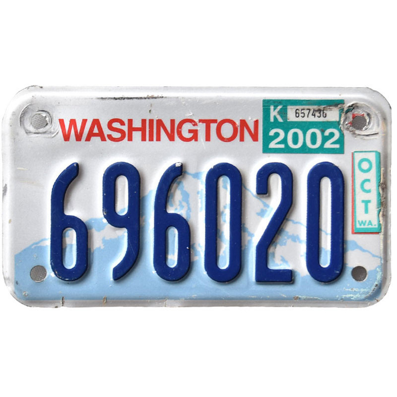 Motocyklowa Tablica Rejestracyjna USA Washington 696020