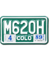 Motocyklowa Tablica Rejestracyjna USA Colorado M620H
