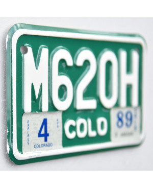 Motocyklowa Tablica Rejestracyjna USA Colorado M620H