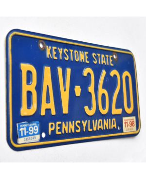 Americká SPZ Pennsylvania Keystone BAV-3620