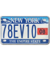 Motocyklowa Tablica Rejestracyjna USA New York Empire 78EV10