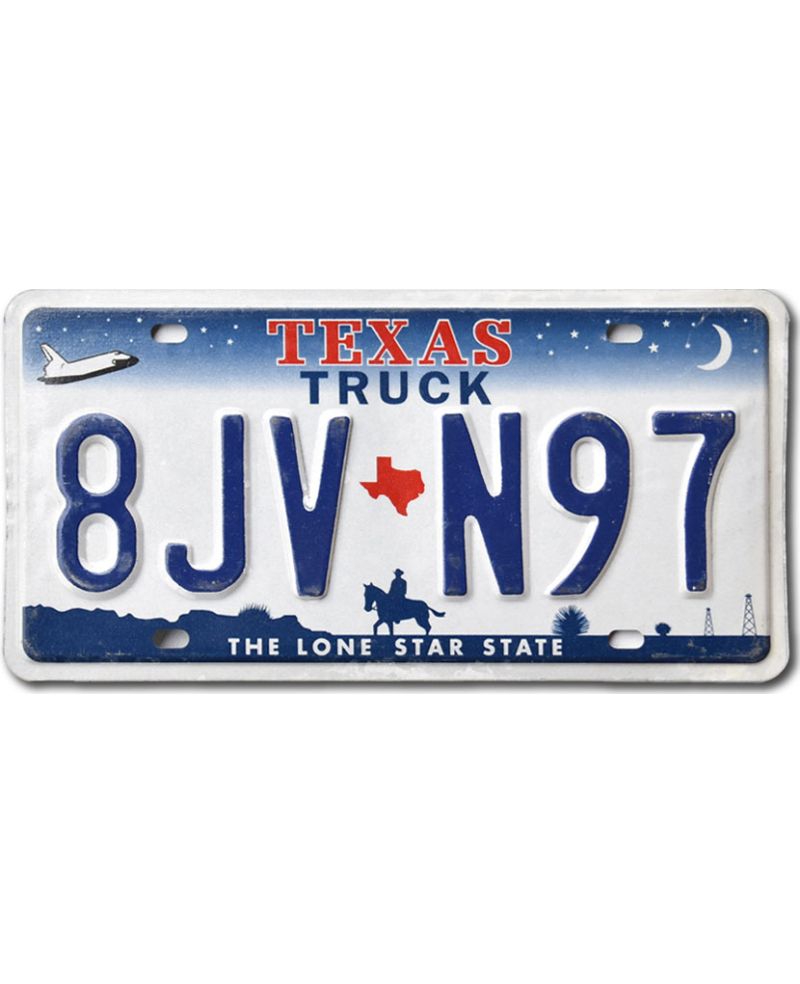 Tablica rejestracyjna USA Texas Horse Truck 8JV N97