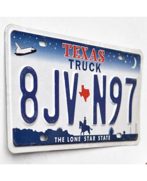 Tablica rejestracyjna USA Texas Horse Truck 8JV N97