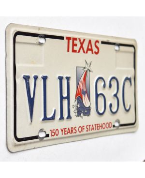 Americká SPZ Texas Statehood VLH 63C