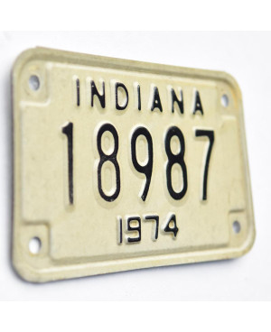 Motocyklowa Tablica Rejestracyjna USA Indiana 18987 moto