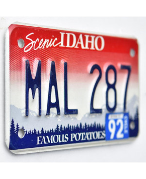 Motocyklowa Tablica Rejestracyjna USA Idaho MAL 287