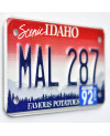 Motocyklowa Tablica Rejestracyjna USA Idaho MAL 287