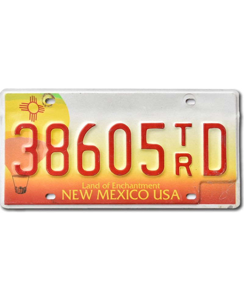 Tablica rejestracyjna USA New Mexico Trailer 39605TRD