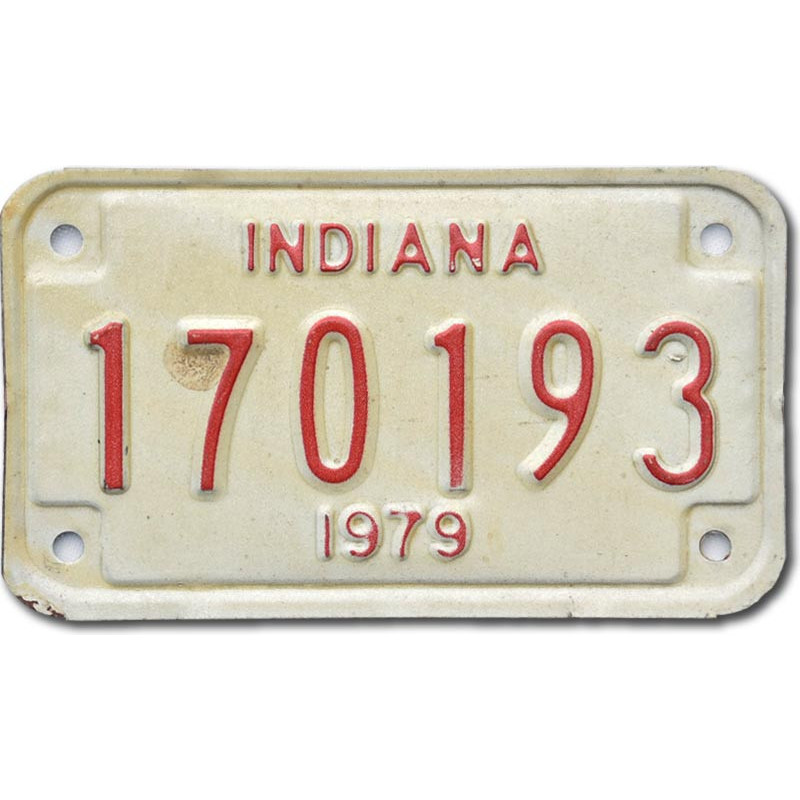 Motocyklowa Tablica Rejestracyjna USA Indiana 170193