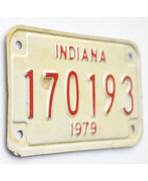 Motocyklowa Tablica Rejestracyjna USA Indiana 170193