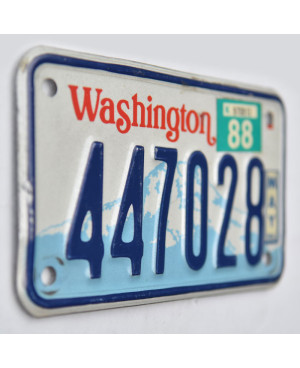 Motocyklowa Tablica Rejestracyjna USA Washington 447028