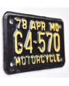 Tablica Rejestracyjna USA Missouri G4 570 motocyklowa