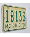 Motocyklowa Tablica Rejestracyjna USA Ohio 18133