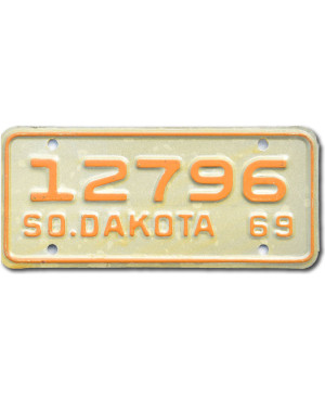 Motocyklowa Tablica Rejestracyjna USA South Dakota 12796