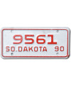 Motocyklowa Tablica Rejestracyjna USA South Dakota 9561
