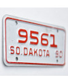 Motocyklowa Tablica Rejestracyjna USA South Dakota 9561