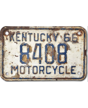 Motocyklowa Tablica Rejestracyjna USA Kentucky 8408
